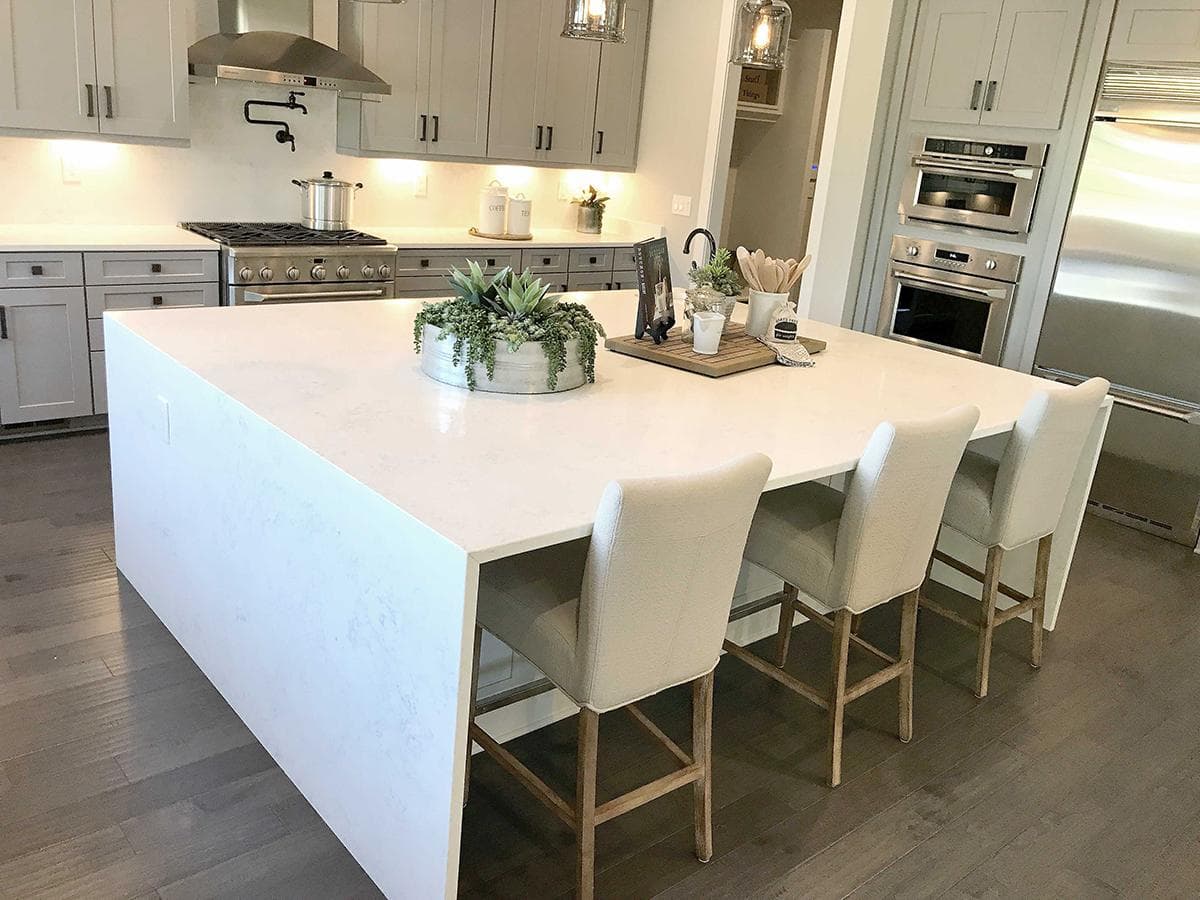 Porcelain countertop background